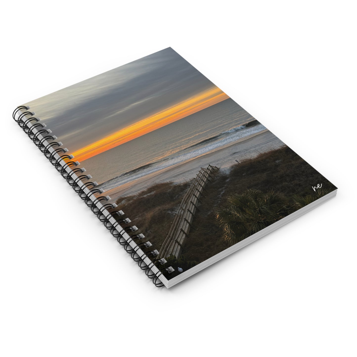 Beach Front - Spiral Notebook - Ruled Line