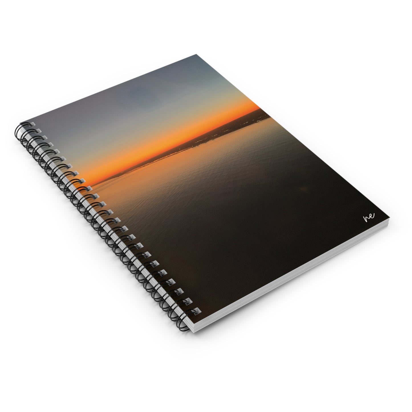 Orange Horizon - Spiral Notebook - Ruled Line